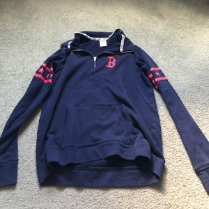 Pink Boston hoodie